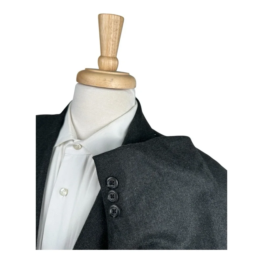 John W Nordstrom Gray Loro Piana Pure Cashmere Vented Blazer 44R Mens Sport Coat